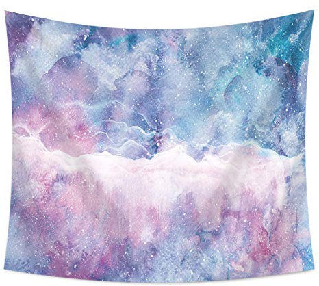 Odot Wandteppich Wandtuch Wandbehang, Kreativ Drucken Tapisserie Tischdecke Meditation Yogamatte Strandtuch von Zuhause Wanddekorationen (130x150cm,Träume)