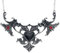 Alchemy Gothic Mon Amour De Soubise Frauen Halskette silberfarben Hartzinn Gothic, Rockwear