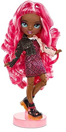 Rainbow High Poupée Mannequin, 2 Tenues & Accessoires, Cadeau Parfait, 6-12 Ans, Daria Roselyn, Rose (Rouge Rosé)