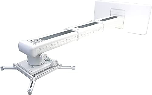 Universal Wall Projector Mount with Universal LCD/DLP mounting ,Telescopic Bracket Hanger,33lbs Load Capacity,High-Precision Adjustable:19.49-49.21 (19.49-49.21)