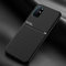 Hülle für OnePlus 8T, Textur rutschfest und Stoßfest Schutzhülle, [Hautfreundliches PU-Leder] [Ultradünnes TPU] Handyhülle für OnePlus 8T-Schwarz