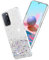 Oppo A72 Schutzhülle aus Silikon für Oppo A72, mit Pailletten, transparent