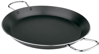 TIENDA EURASIA® Paellera Induccion - Paelleras Fabricadas en Aluminio Antiadherente - Apto para Todo Tipo de Fuegos - Especial Induccion, Vitroceramica - Paellera Resistente (6 Raciones - 38 cm)