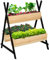 Jardinière en bois sur pieds 3 bacs tipito