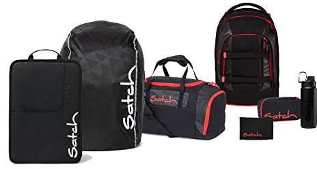 Satch Pack Schulrucksack Set 7tlg. Kollektor Edition (Fire Phantom)