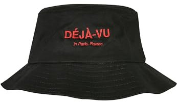 Mister Tee Unisex MT2268-Déjá-Vu Bucket Hat, Black, one Size