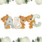 Sunnywall Buchstaben ABC Bärchen Aufkleber Wunschname Wandtattoo für Initialen und Namen Groß