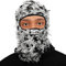 AURORRAN Distressed Balaclava Gestrickte Vollgesichts-Skimaske Trendige Distress-Maske, Einheitsgröße Winterwinddichter Nackenwärmer für Männer und Frauen (1)