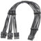 iHaospace Cablemod PCI-E 5.0 12VHPWR auf 3X 8-Pin Stromkabel 600W Type-M ATX3.0 pcie 5.0 auf 3x8 pin Kompatibel mit Corsair Cooler Master Netzteil GPU 3090Ti 4070Ti 4080 4090
