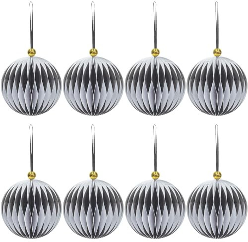 8cm Papier Schwarz Weiss Weihnachtskugeln Papierkugeln christbaumkugeln Hase Osterhase Ostern Feier Party Deko Geburtstag Kinder fur Weihnachtsbaumschmuck,Christbaumschmuck Osterdeko Babyparty
