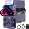 R36S Consola Retro Portatil, 64G TF Card 15000+ Juegos Sistema Linux De Código Abierto Retro Game Console, 10+ Emuladores Pantalla IPS De 3.5 Pulgadas Emulador Consola Retro con Dual 3D Joysticks