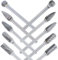 Aiyraa 10 PCS Double Cut Carbide Burr Set, 1/8” Shank Drill Bits Tungsten Carbide Rotary Burr Set for Dremel, Tungsten Carbide Drill Bits Rotary Tool for Wood Metal Grinding, Engraving, Polishing