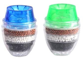 PRETYZOOM 2St Wasserhahn aktivkohlefilter wasserreiniger trinkwasserfilter wasserhanhfilter water purification activated carbon wasserfilter aktivkohle Filterkartusche Küchenwasser