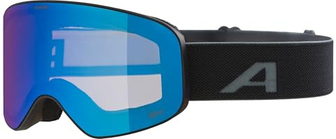 ALPINA FERNIE Q-LITE - verspiegelte, kontrastverstärkende OTG Skibrille mit 100% UV-Schutz für Kinder - Rahmengröße XS