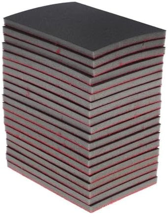 Blocchi di levigatura, 20 pezzi di carta abrasiva for auto, tamponi in schiuma for vernice, blocchi di spugna, spugne for carrozzeria
