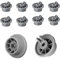 EcoJozon Kit 8 Rotelle Universali per Cestello Inferiore Lavastoviglie - Ruote e Ricambi per Lavastoviglie Bosch Siemens Neff Beko