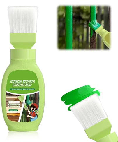 Barniz protector de metal, convertidor de óxido 2 en 1, pintura antioxidante para metal, pintura protectora de metal con pincel, pintura antioxidante, convertidor de óxido para diferentes metales