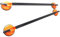 BAFOVY 36,22 Zoll Auto Dachregal Cross Bars Heavy Duty Square Stahlrohre Saugmontage für Langstreckenreisen Im Freien mit Sicherem Befestigungssystem