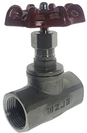 JINGYAN Ball Valves Globe Valve Stainless Steel Heavy Duty Max Degrees(DN32)