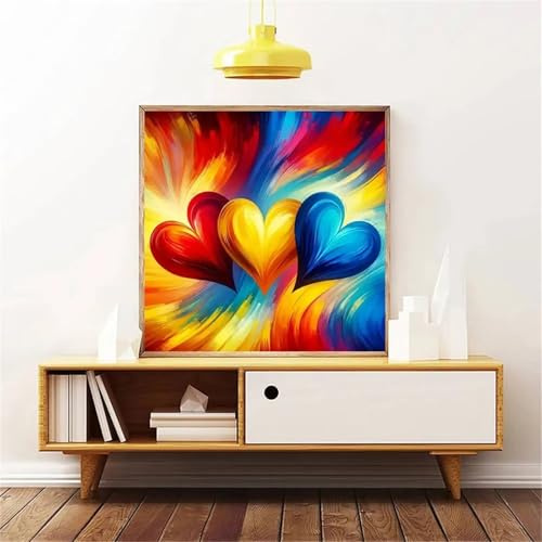 Jigsaw Puzzles for Adults 1000, Watercolor Heart Puzzle for Adults, Memory Games, Logic Puzzles, Impossible Hard Challenge, Relaxation, Puzzle 1000 Pieces