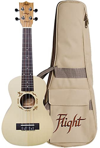 Flight: DUC325 Konzert-Ukulele (mit Tasche): Ukulele
