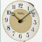 AMS 1143 Tischuhr Quarz mit Pendel Golden Metall Messing Farben mit Glas