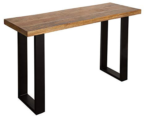 Riess Ambiente Design Konsolentisch Iron Craft 115cm Mangoholz Eisen Schreibtisch Konsole Tisch