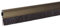 BAS DE PORTE ISOLANT AUTOMATIQUE EN ALUMINIUM CALFEUTRAGE ISOLATION FROID AVEC BROSSE À VISSER - L. 1 m COULEUR MARON