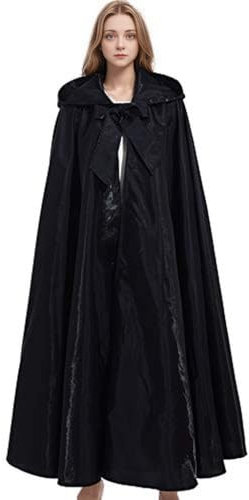 GRACEART Unisex Gotisch Lose Umhang mit Kapuze Mantel Poncho Kap