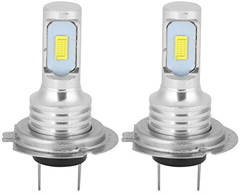 Akozon lampadine led h7 + Lampadine Led H7 Moto Luci antinebbia 2Pcs 80W 8000K Universal H7 LED Car Lamp White 12-24V