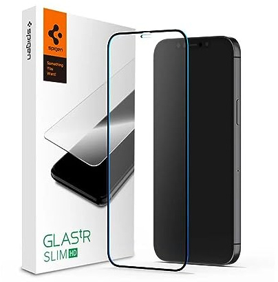 Spigen glassFC AGL01534 Displayschutzglasssuitable for Handy-Modell: iPhone 12 mini 1St.