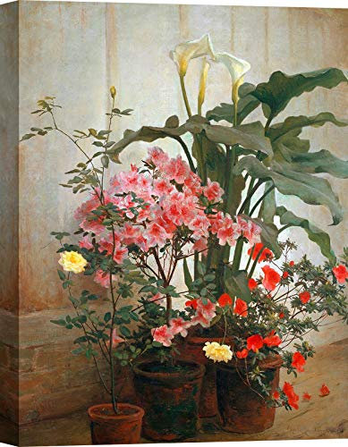 ART PRINT CAFE' Leinwandbild: Lambdin, Side of a Greenhouse, 70x100