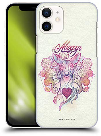 Head Case Designs Offizielle Harry Potter Always Stag Patronus Deathly Hallows XXVI Harte Rueckseiten Handyhülle Hülle Huelle kompatibel mit Apple iPhone 12 Mini