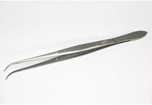 Weller Erem 23SAM160 Lange Pinzette mit Gebogenen und Gezackte Spitzen, mit Gezackte Fingergriffe für eine Sichere Handhabung, 160mm
