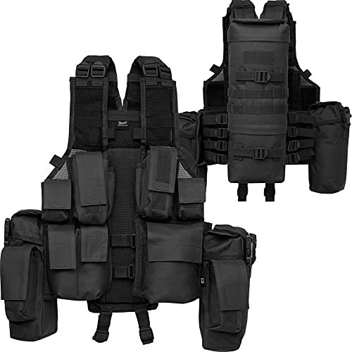 Brandit Herren Tactical Vest, Schwarz, Einheitsgröße EU