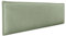 DHOME Plain Natural Leinen Kopfteil mit Einfassung gepolstertes Kopfteil Bett Modernes Schlafzimmer TOP Trending (Grün, 160cm (Betten 150/160))