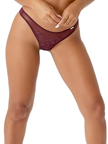 Gossard Glossies Lace Thong Fig XS