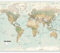 murando - Fototapete Premium-Vlies Weltkarte 250x175cm - Foto Tapete Wohnzimmer Moderne Vliestapete XXL Wandtapete Motivtapeten Bildtapete 3d Effekt Wand Dekoration Flur Geographie Kontinente