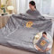 YXIAOO Wearable Blanket with Sleeves Adult, Portable TV Blanket with Arm, Sofa Full Body Throw Blanket, Winter Gift for Women and Men (Crystal Velvet)
