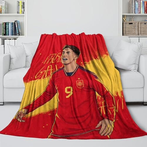 GAVI Flanell Decke - Fußball Decke Bringt Wärme Und Glückseligkeit An Einem Nassen Düsteren Tag - Geschenk Für Kinder Eltern Liebespaar Außer Für Den Ex 60x80inch(150x200cm)