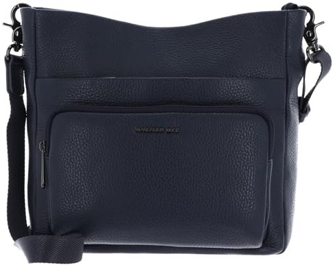 Mandarina Duck Damen Mellow Leather Crossover AUS WEICHEM Leder, Dress Blue