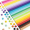 VGOODALL 1030 Stück Origami Sterne Papier, Papierstreifen Origamipapier für Basteln DIY Dekoration Geschenk 27 Farben
