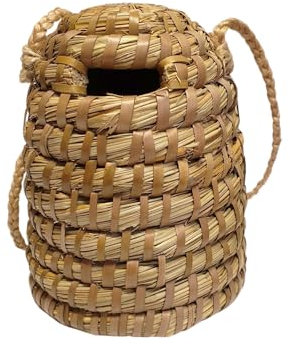 Generisch Deko Bienenkorb Klein 13 x 16 cm Imker Biene Stroh Reet, 11191