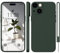 WXX für iPhone 15 Hülle Silikon Case, Handyhülle für iPhone 15 Dünn Slim mit Microfiber, Kratzfeste Rundumschutz Case Hülle für iPhone 15 6.1'' Grün