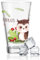 GRAVURZEILE Wasserglas mit UV-Druck - Tiergruppe Wald Design - Personalisiert mit Wunschname - Geschenke für Jungen & Mädchen Kinder zum Geburtstag Einschulung - Geeignet als Trinkglas - Eule