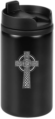 Celtic Cross Laser Engraved Thermo Tumbler Travel Mug