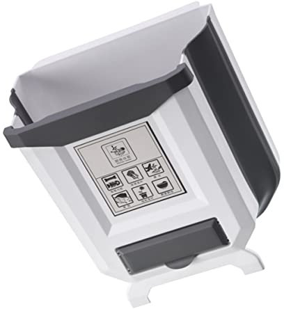 BUGUUYO Cestino Per Rifiuti Da Cucina Pieghevole Montato Sulla Porta Facile Da Usare