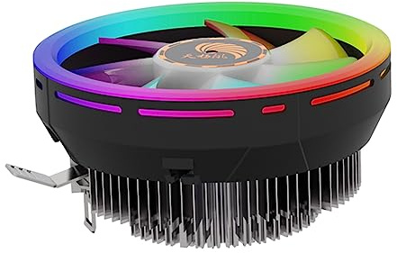 Uonlytech Ventola Di Raffreddamento Cpu Da 12 Cm Per Socket Lga1151 1150 1155 1156 Raffreddamento Controllato Dissipatore Di Calore in Alluminio Led