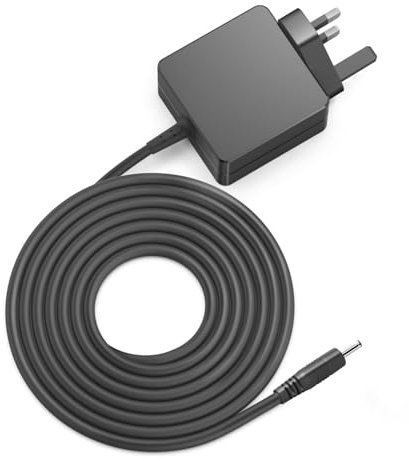 HKY 5V AC Adapter for Fusion5 FWIN232 PLUS N4120 10 Windows 10 Tablet PC, Fusion5 14.1-Inch Lapbook T90B+ Pro T90 C60BV2 10.6-Inch Lapbook T50 Laptop Charger DC5V Power Supply Cord Cable UK Mains PSU