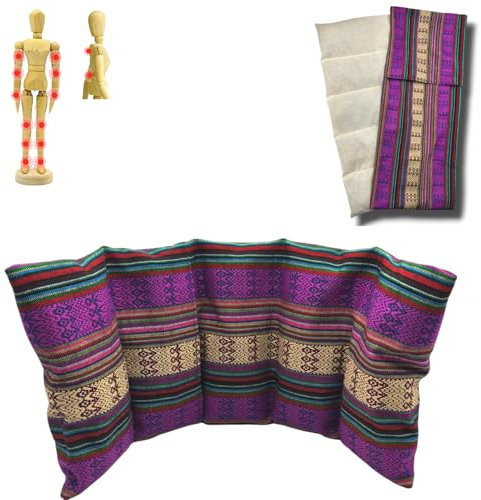 savasanas Saco Semillas Microondas Alpujarreña Lila XL - Saco Termico - Bolsa Calor microondas - saquito Relleno con Huesos de Cereza - Bolsa de Calor - Funda Lavable - 50x20cm